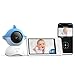 WUUK 2K/3MP Babyphone mit Kamera, 5.5 Zoll Display mit 360° PTZ Baby Monitor, 135° Weiter Blickwinkel, 305m Stabiler Anschluss, APP Unterstützen,One-Touch-Anruf, Bewegung/Tonerkennung,White Noise Baby,Schwarz günstig Kaufen-WUUK 2K/3MP Babyphone mit Kamera, 5.5 Zoll Display mit 360° PTZ Baby Monitor, 135° Weiter Blickwinkel, 305m Stabiler Anschluss, APP Unterstützen,One-Touch-Anruf, Bewegung/Tonerkennung,White Noise