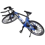 NUOBESTY Mini Bike Finger Bike Toy Miniature Mountain Riding Bike Model Toy Cake Topper Kids Bicycle
