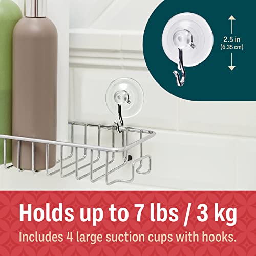 Suction Cup Hooks Wall Hooks For Hanging All Purpose Hook Wall Hangers Without Nails Heavy Duty Wall Hooks-Made In Usa (7 Lbs / 4 Pack) #TOP2