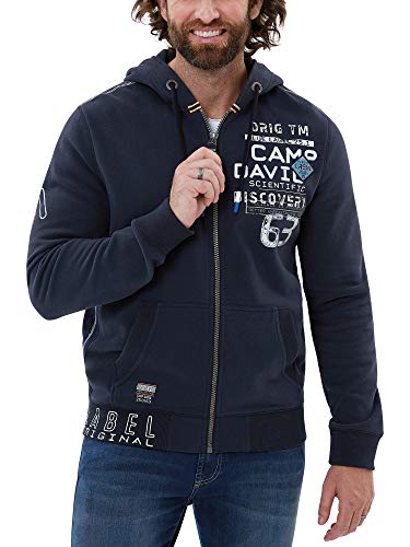 Preisvergleich Produktbild Camp David Herren Kapuzenjacke mit Label-Applikationen