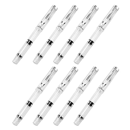 Stylos à encre pinceau rechargeables pointe flexible lot de 8 dessin débutants