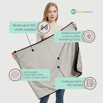 Radia Smart EMF Hood Mütze 5G Blocker RF Abschirmung WiFi