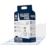 American Kennel Club Scented Puppy Pads –Large Size – 30x26 Ultra Absorbent 6-Layer Pee Pads with Odor Control & Quick-Dry Gel – Fresh Scent – 50 Count (Fresh Scented, 22 x 22 - 50 Count)