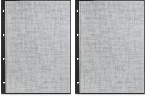 Feuille Album Photo Scrapbooking Carton Noir Perforée Hama Recharge 23x31 cm