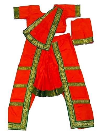 Image of Bharatnatyam readymade Dance dress for Girls and Women