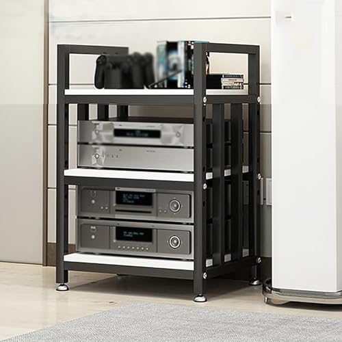 Meuble TV d'angle en bois réglable pour équipement audiovisuel