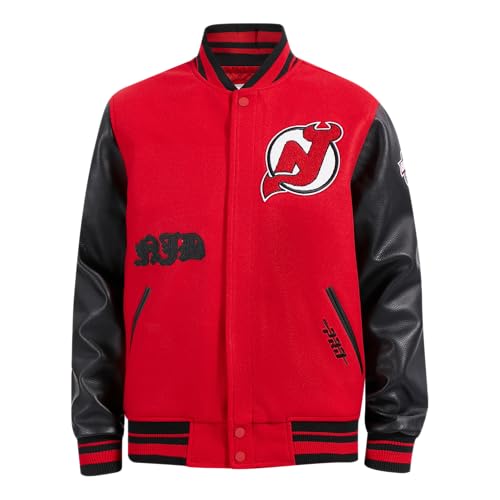 Image of Pro Standard Mens NHL Old English Varsity Jacket