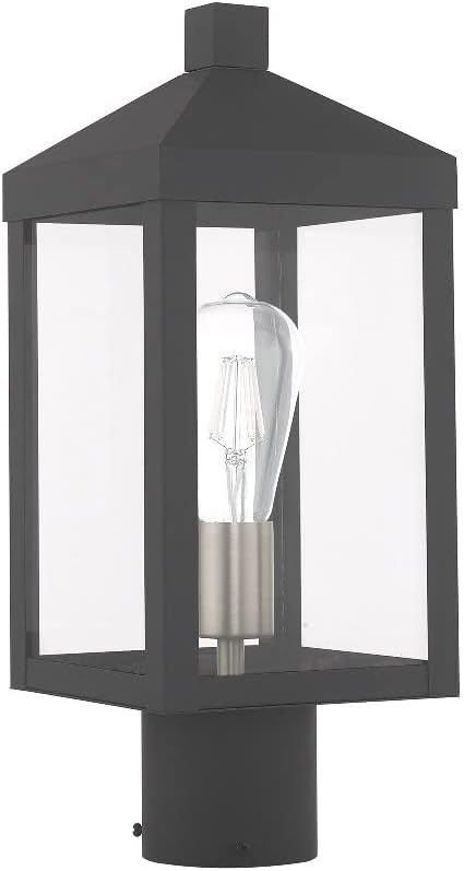 Livex Lighting 1 Light Bronze Outdoor Post Top Lantern