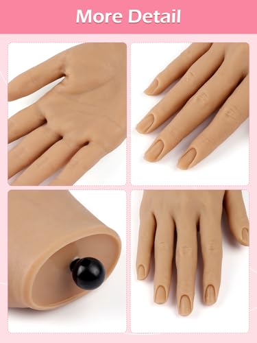 Fausse main pour ongle naturelle pour progresser rapidement en manucure - 4