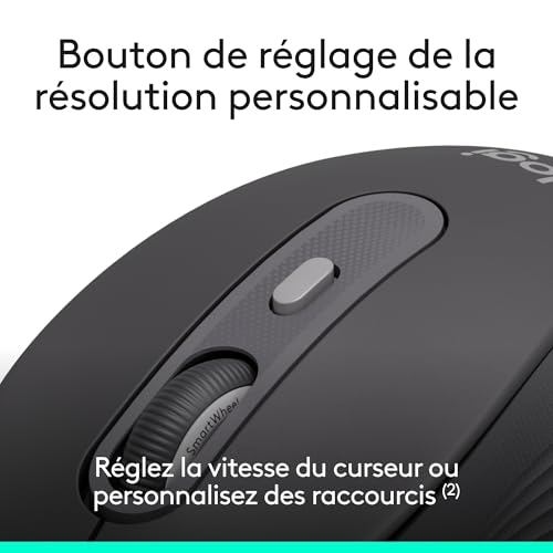 Logitech Signature Wired M520 for Business, souris filaire optique, USB-C prêt à l’emploi, Windows/Mac/Chrome/PC/ordinateurs portables - Graphite