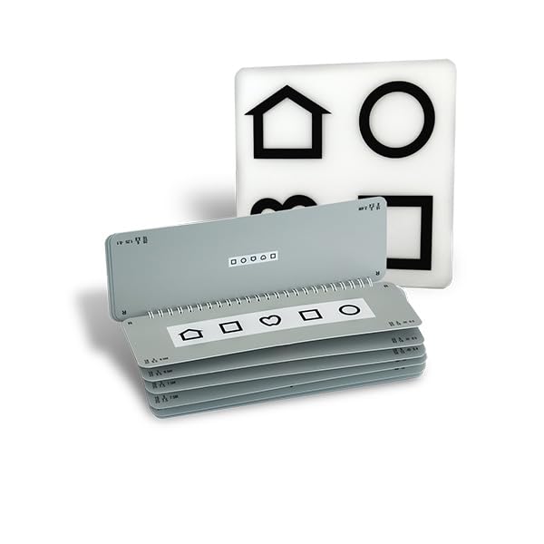 Good-Lite Co LEA Symbols Distance Vision Screener Book Set, 9 x 3.25 inches, 10 ft Testing Distance