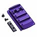 TPO Picatinny Rail Sight Mount Plate for Glock G17 19 22 23 26 27 34 (Purple)