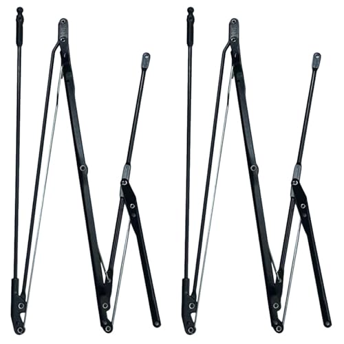 TINEASUR Stecche di Ricambio per Ombrelli Pieghevoli 5 Pieghe in Ferro Resistente alla Corrosione, Accessori per Riparazione Ombrelli Esterni, Set da 2 Pezzi per Manutenzione Ombrelloni