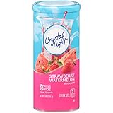 Crystal Light Strawberry Watermelon Drink Mix, 12-Quart Canister (Pack of 6)