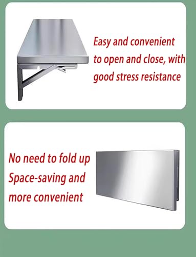Ahorra espacio con este soporte plegable para estante de pared de cocina 4