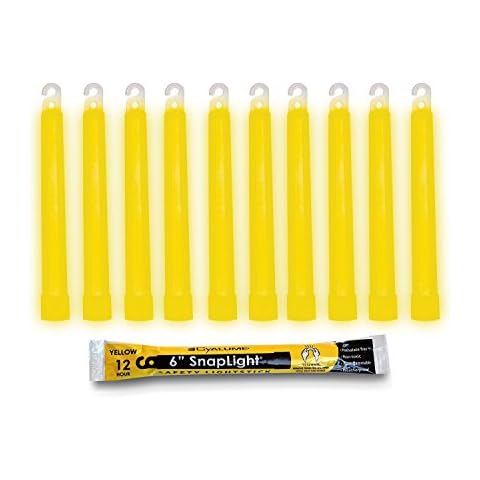 Cyalume SnapLight Yellow 6-Inch Glow Sticks Cover