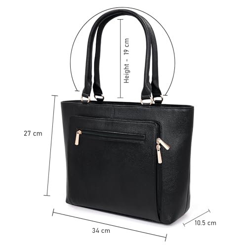 Image of RICHSIGN LEATHER ACCESSORIES Full Grain Natural Leather Top Handle Satchel Shoulder & Handbags