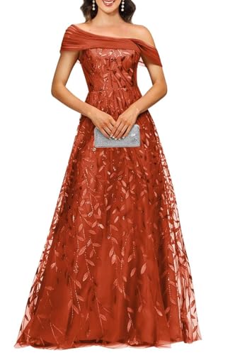Robe de soirée formelle longue en tulle pailleté KIYNE pour femme chic