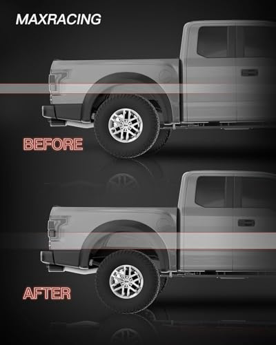 Image of 3 inch Front + 2 inch Rear Lift Blocks for Silverado Sierra 1500 Square U Bolts | 2007-2019 Chevy Silverado 1500 & GMC Sierra 1500 2WD /4WD, 3 inch Front Leveling Kit, 2 inch Rear Lift Block, Extended Square U-Bolts