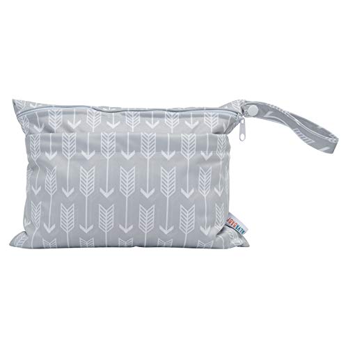 image for ALVABABY 3pcs Baby Cloth Diaper Wet/Dry Bags|Waterproof Reusable with 