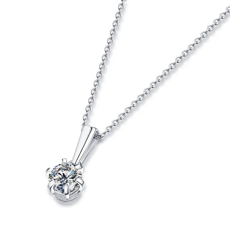 Collier Moissanite anti-ternissement, l'éclat du diamant sans le prix élevé
