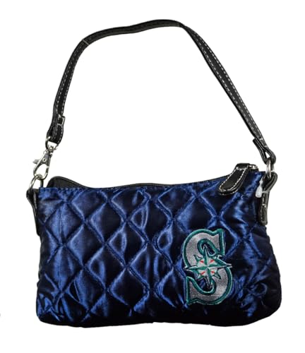Northwest Seattle Mariners Baseball Quilted Wristlet Purse/Handbag 8
