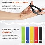 Grip Strength Trainer Kit (10-Pack): Adjustable Hand Gripper & Forearm Strengthener with Finger Stretcher, Ring, Stress Ball & 5 Bands for Muscle & Recovery. - Image 5