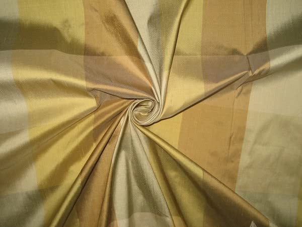 Tissu en soie multicolore à carreaux pour une décoration d'intérieur chic