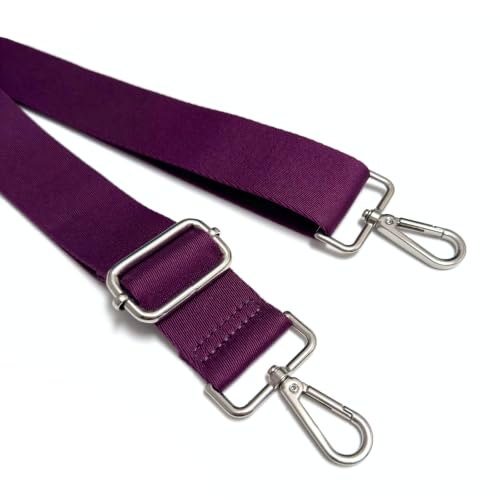 Image of S&loyoe Thickened Solid Color Purse Straps Replacement Crossbody Bag Strap Adjustable Wide Guitar Straps for Handbags 1.5inch