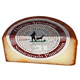 Queso Artesano Semi Curado Pimentón 100% de Leche de Cabra Medio | Queso Gourmet Elaboración Tradicional y Casera con Ganadería Propia | Sabor Único y Natural
