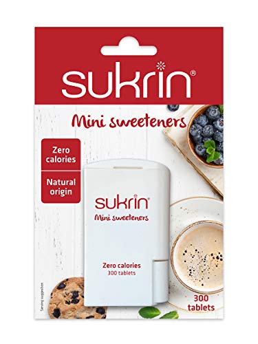 Sukrin Mini-Sweeteners - Süßungsmittel Tabletten auf Basis von Erythritol und Steviolglykosiden (300 Stk. / 18g) Cover