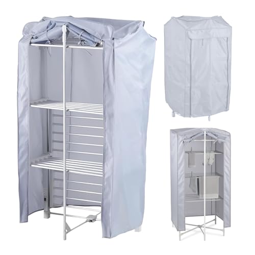 Tarrapu Heated Clothes Airer Cover – Universal 3-Tier Electric Drying Rack/Airer Protective Cover for Black & Decker, Dry:Soon, EasyLife & more