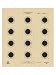 10 Meter (33 Ft.) Air Rifle 12 Bullseye AR 5/10 (25)