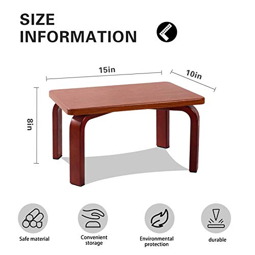 Houchics Wooden Step Stool Kids 2Pack, Step Stool For Toddler Potty Training,Wood Stool For Nursery Kitchen Toilet, Sturdy 210 Lbs Capability, With Safety Non-Slip Pad, Children&Adults(Walnut) #TOP6