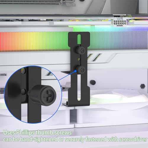 Image of OwlTree GPU Support Bracket Graphics Card Stand Holder GPU Sag Bracket Supprts 12cm and 14cm Fan 0.3-3.56 inch