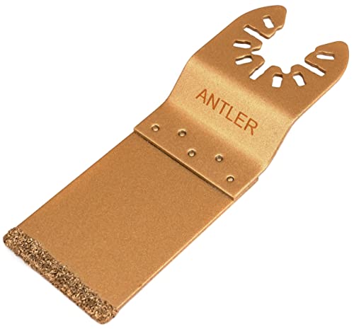 Antler QAB35CEC 35mm Carbide Blades Compatible with Dewalt Stanley Worx F30 Erbauer Oscillating Multitool (3 Pack)