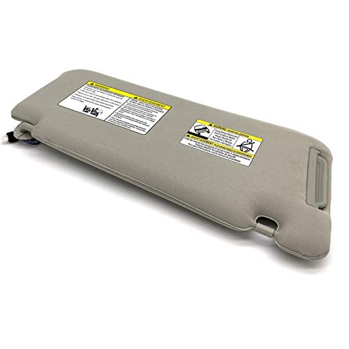 Ezzy Auto Gray Left Driver Side Sun Visor for Infiniti QX80 QX56 2011-2016