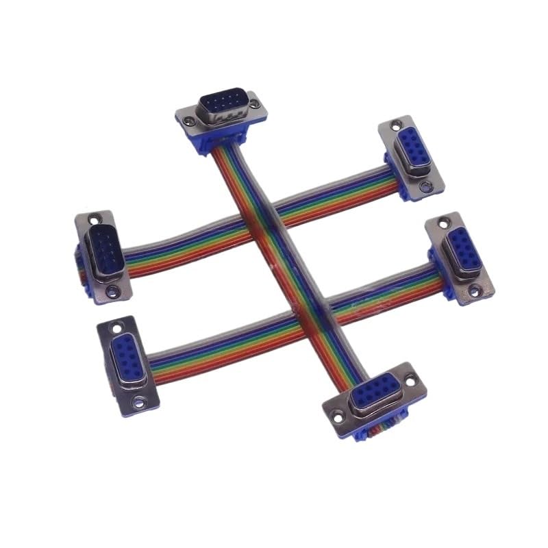 1pcs D-SUB DIDC 9 15 25 37Pin DB9/15/25/37 Male Female Cable D-SUD Serial Port Connector Adapter RS232 COM Extension Cable(1M,M to F,DB37)
