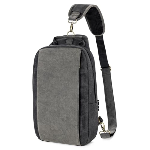 Canvas Messenger Bag Sling Bag Crossbody Shoulder Bag for Men Women Travel Work Satchel Bags