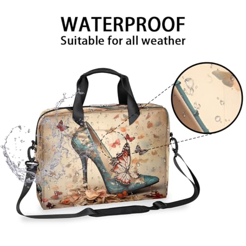 Bolso para Laptop 15.6-16 pulgadas estilo retro con asas miniatura 3
