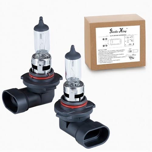 Gentle King 9145/H10 Halogen Headlight Bulb,High Performance On or Offroading Headlight & Fog Replacement Bulbs,Low and High Beam, 55W, DOT Compliant (2 Pack)