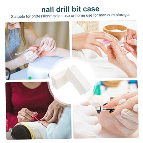Caja para brocas de taladro de uñas con 30 agujeros miniatura 3