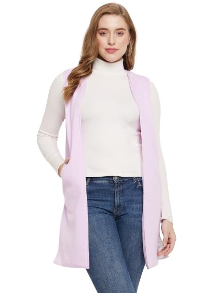 Chic and Cozy Women's Sleeveless Shrug Collection in Polycotton Fleece-picture-43