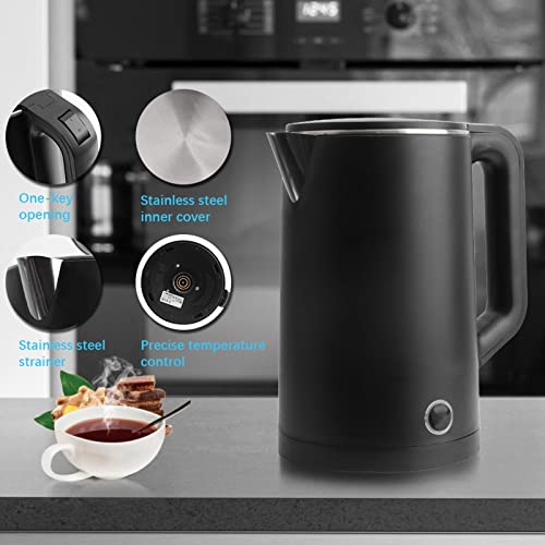 Hervidor eléctrico de agua acero inoxidable 2.3L alto poder miniatura 6