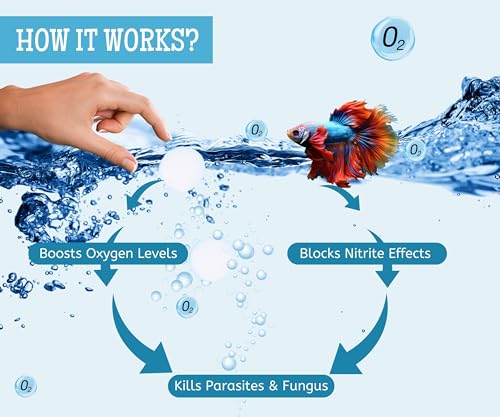 Image of Foodie Puppies Aquatic Aquarium Salt Balls for Fish Tanks - 350gm | Ornamental Fish - Stress Relief, Gill Function Support, Electrolyte Balance & Nitrite Detox for Koi, Goldfish & Freshwater Tanks