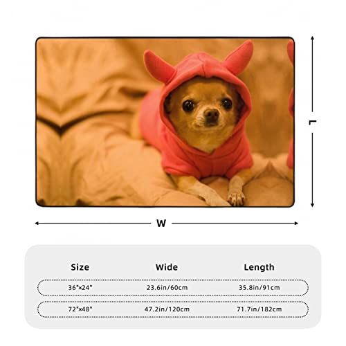 Tapis cuisine antidérapant grand format imprimé chien rigolo - 4