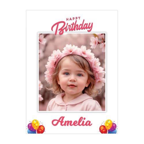 Papa Prints Personalised Photo Card Personalised Birthday cards A5 Custom Card Photo Birthday Card Personalised With Envelope
