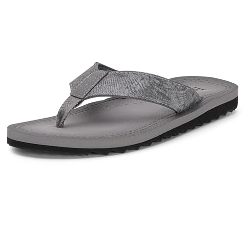 Image of MALIDA Mens Cushion Thong Sandals Beach Flip Flops Outdoor Slippers