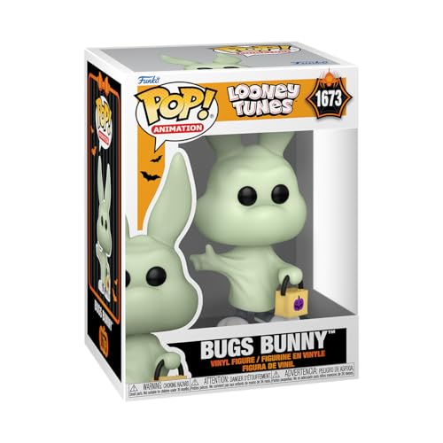 Funko Pop! Animation: LTH – Bugs Bunny - (Ghost) - Looney Tunes - figura de vinil colecionável - ideia de presente - Mercadoria Oficial - brinquedos para crianças e adultos - Fãs TV