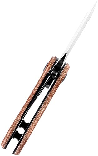 Miniatura 7 de KANSEPT Mini cuchillo de bolsillo Korvid con 1.45 pulgadas negro lavado a la piedra 60.6 in cuchillo plegable de bolsillo de hoja Jade G10 con mango